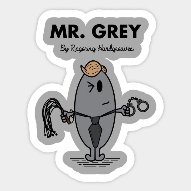 MR. GREY Sticker by retrogameraddict